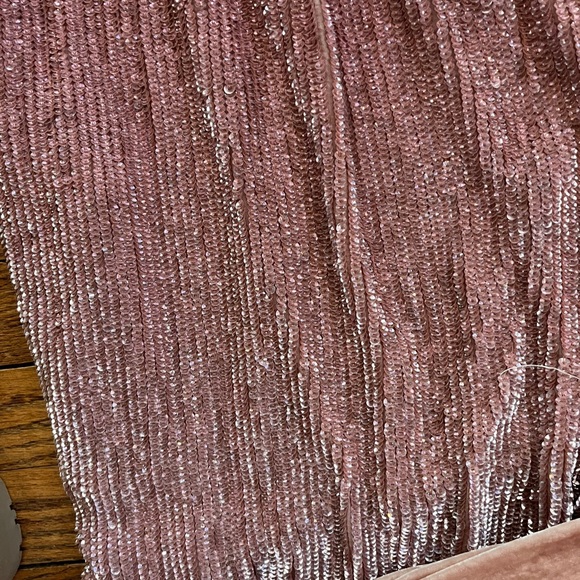 Retrofete Ella Sequin Dress - Dusty Rose XS - Picture 3 of 5